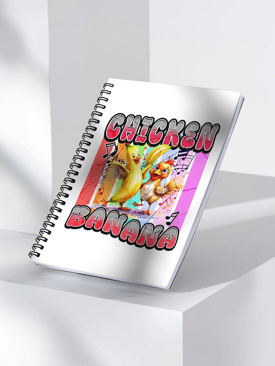 Chicken Banana Spiral Notebook product image (3)