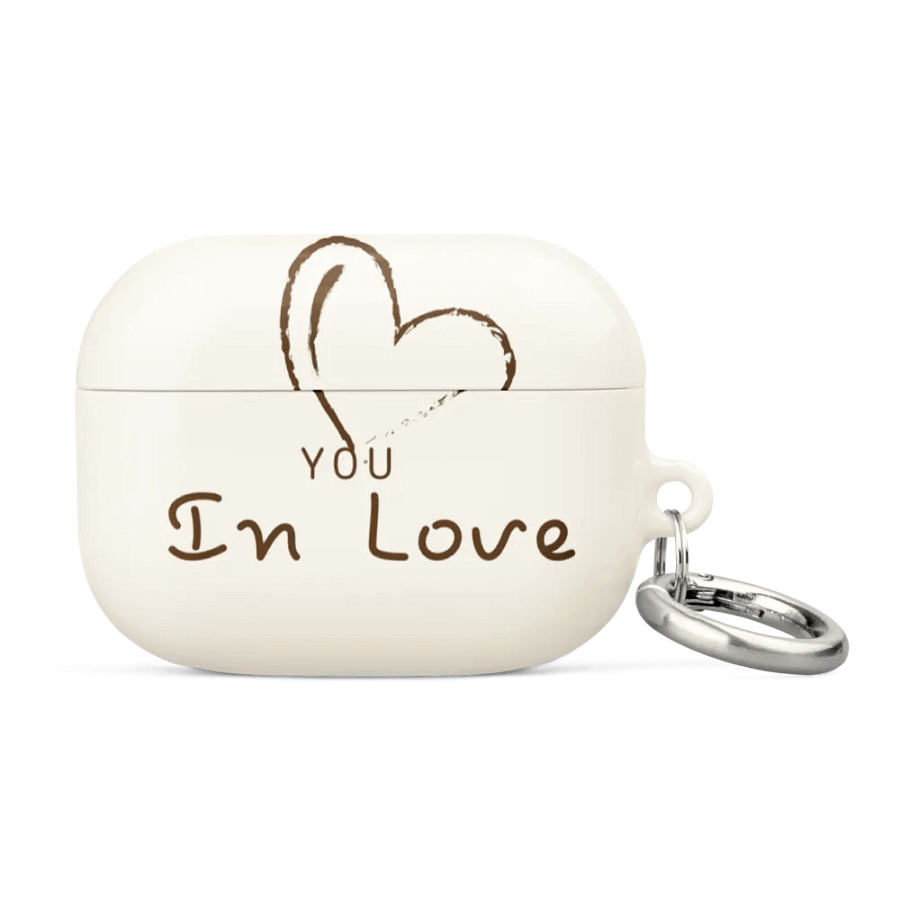 You In Love Heart All-Over Print AirPods® Case product image (4)