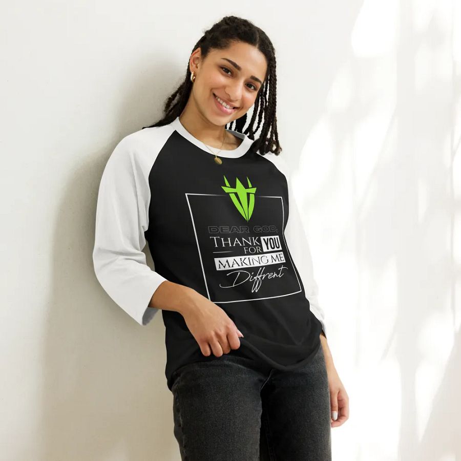Jersey Raglan Tee: Dear God product image (10)