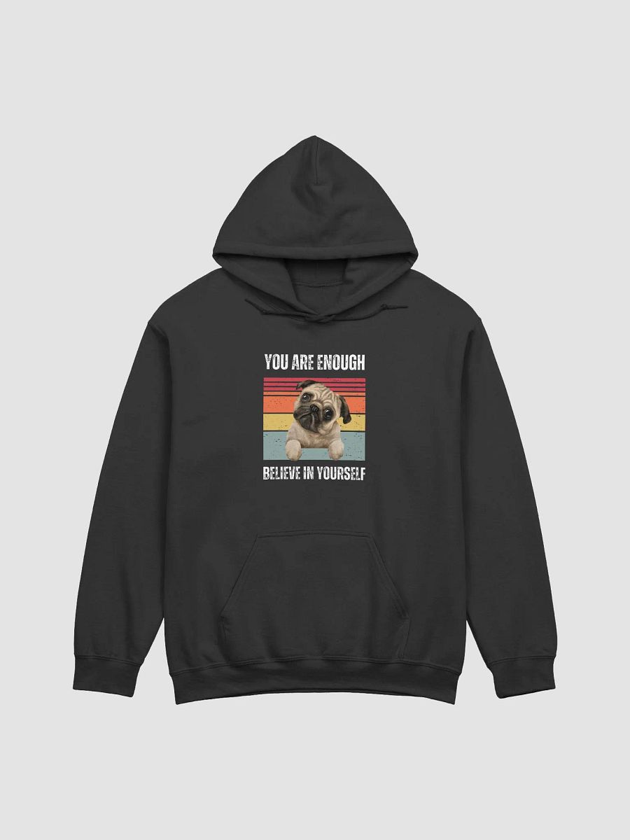 Whimsical Pug Portrait Hoodie product image (1)