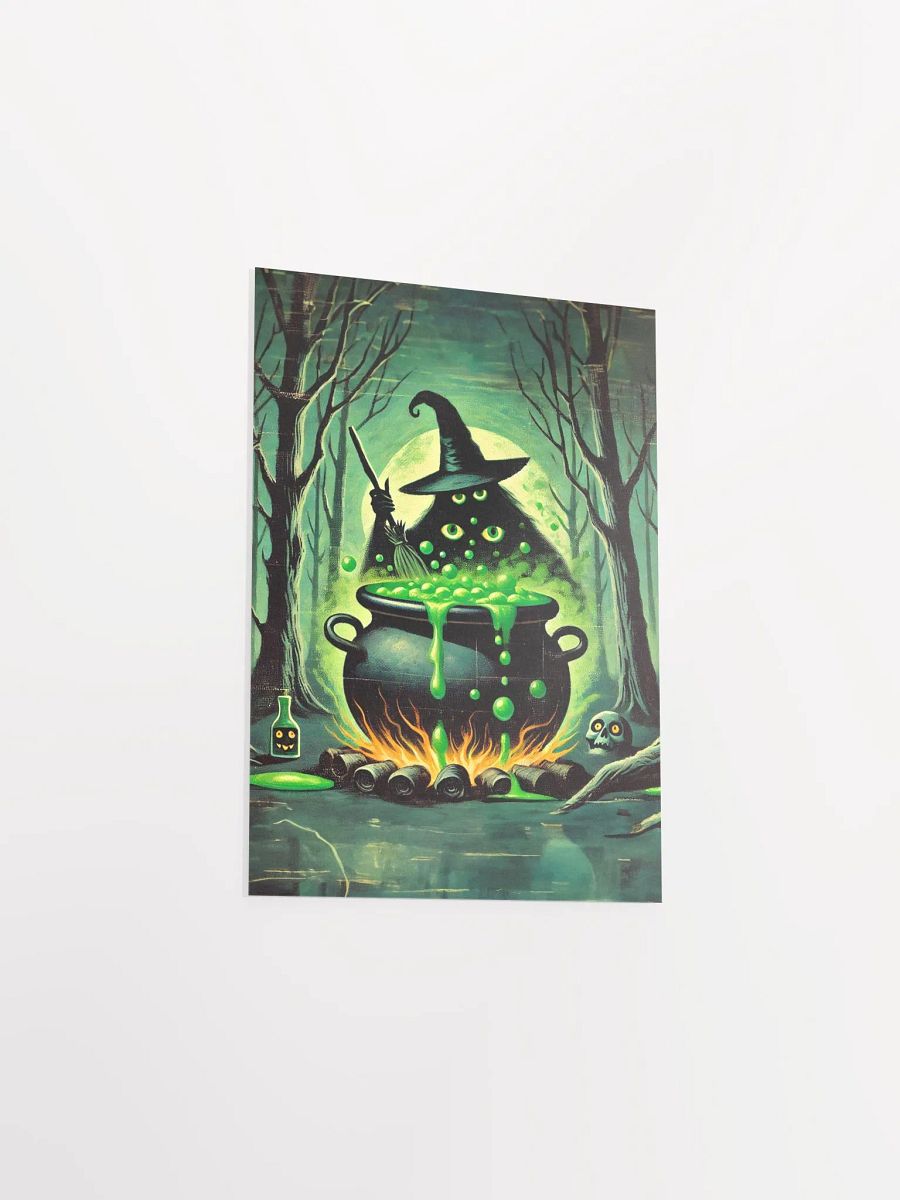 Cauldron Monster Stirring Witch's Brew Poster product image (19)