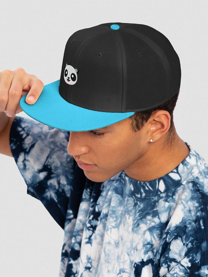 Panda Logo Wool Blend Snapback Cap product image (15)