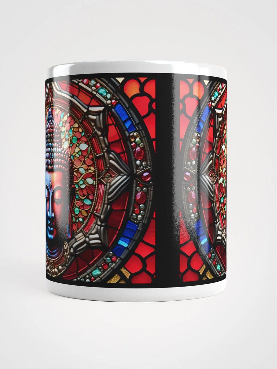 #002 Yin Yang Buddha Stained Glass Mug product image (13)