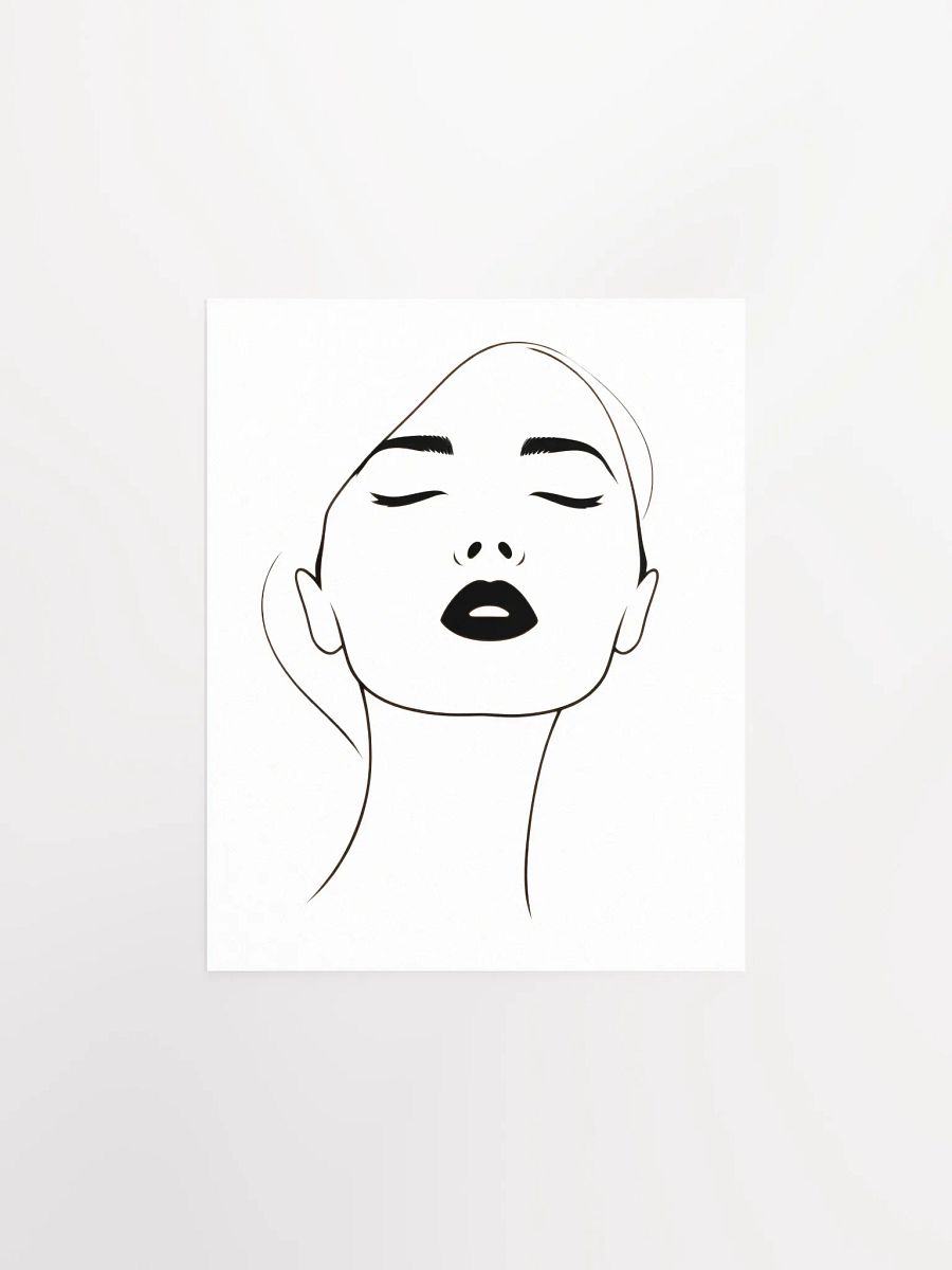Woman Face Line Art product image (3)
