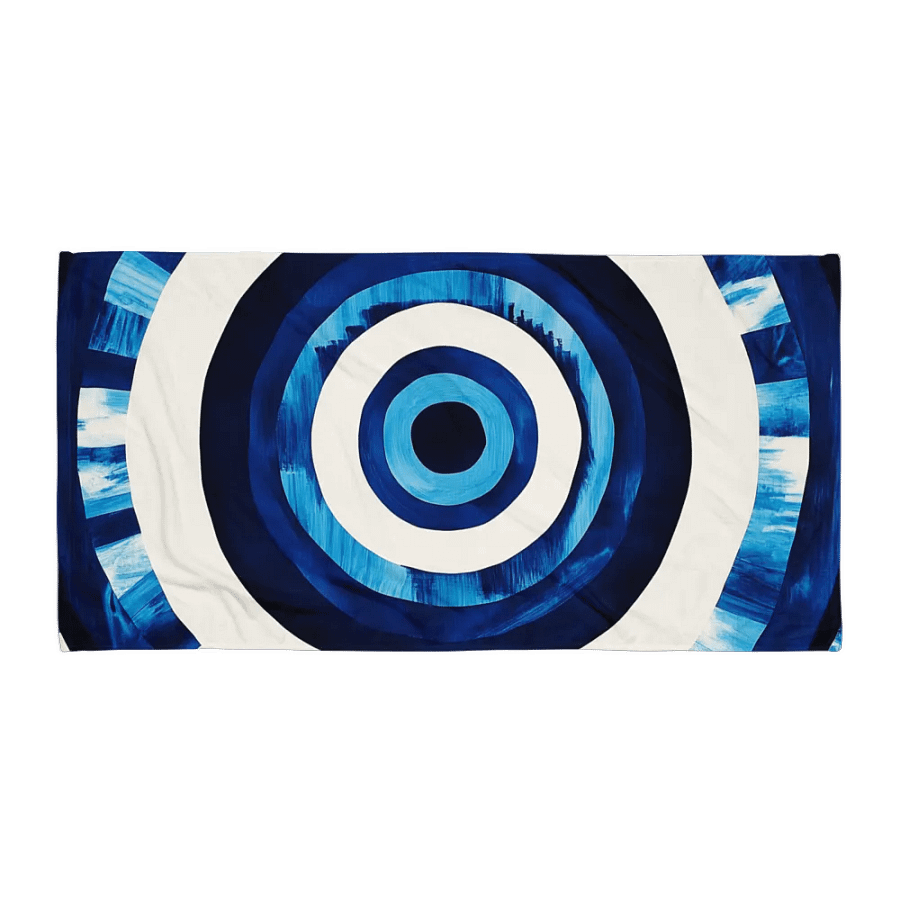 Blue Mati: Plush Towel product image (5)