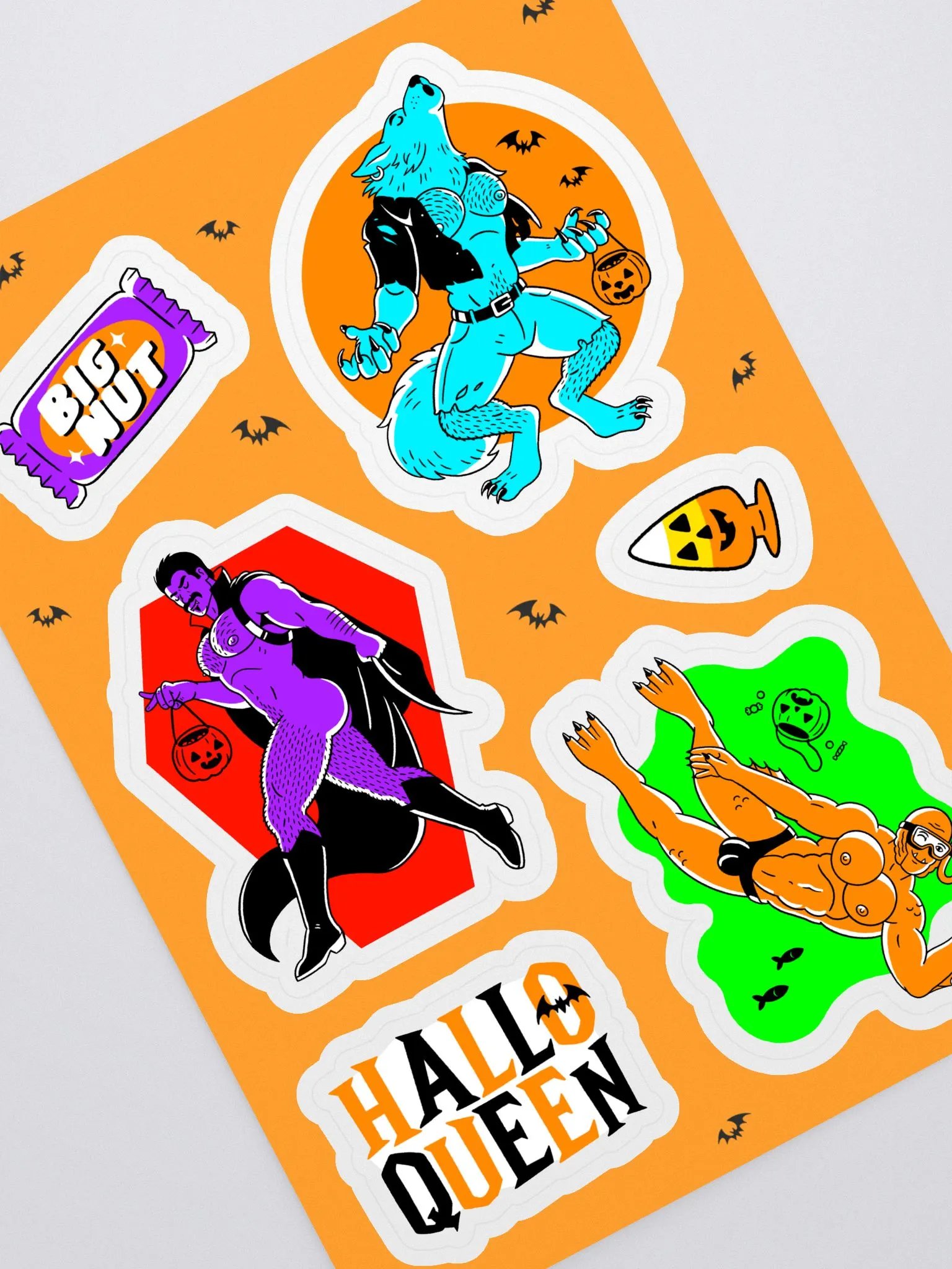 THICC or TREAT 2024 Sticker Sheet 2 product image (3)