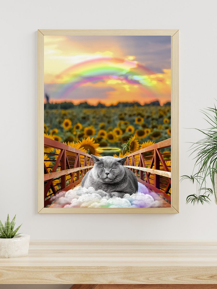 Pet Loss Rainbow Bridge Portrait product image (4)