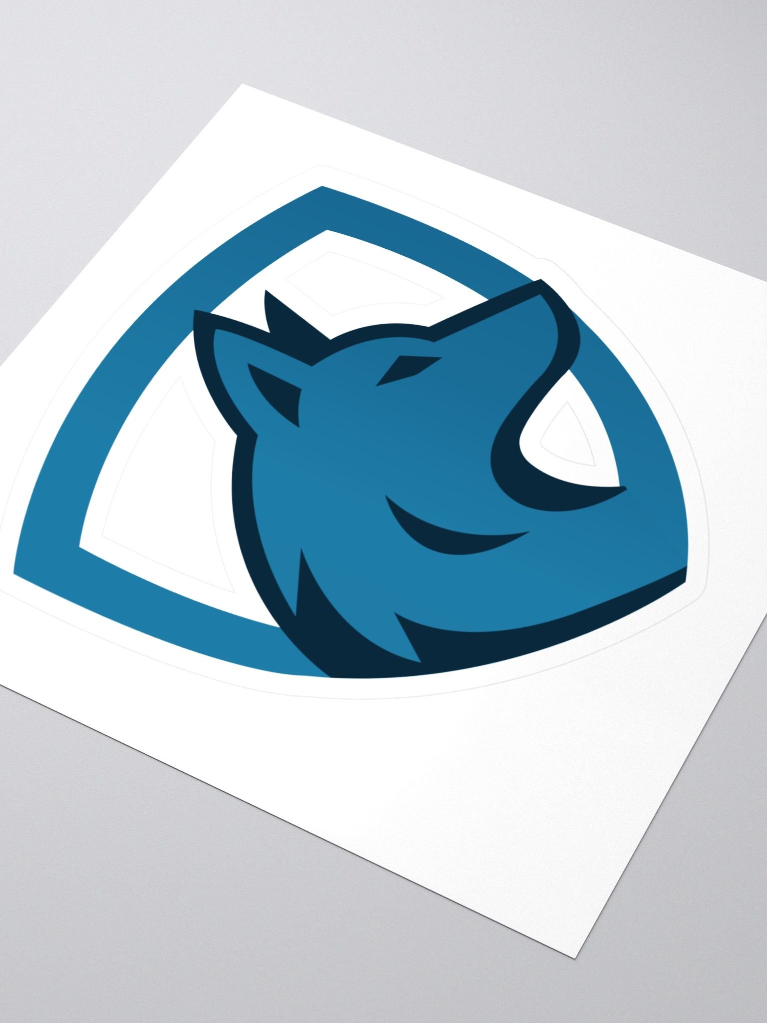 Lykos Defence Wolf Logo Kiss Cut Stickers product image (3)