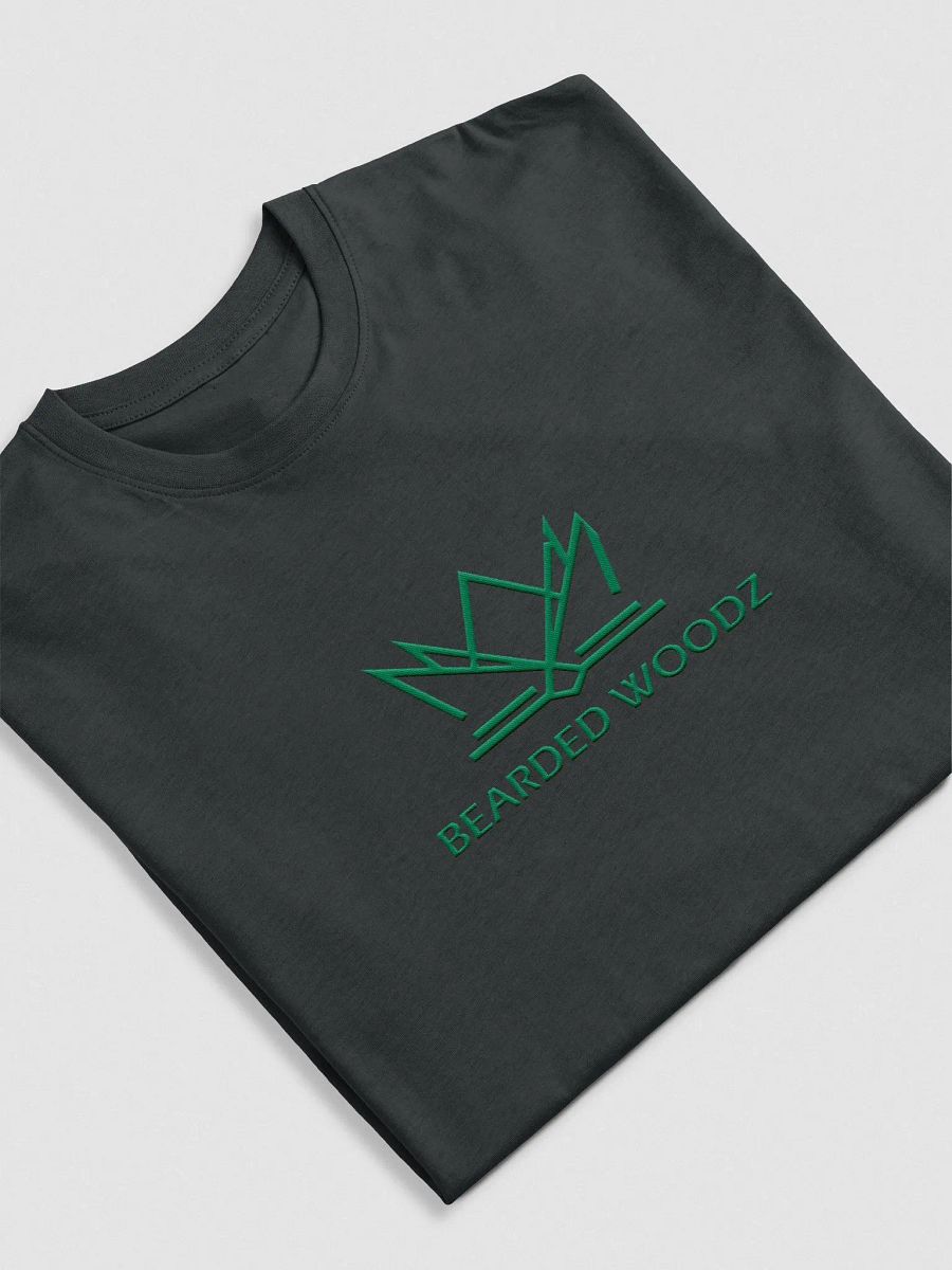 Men's Bearded Woodz T-Shirt (Green Embroidery) product image (6)