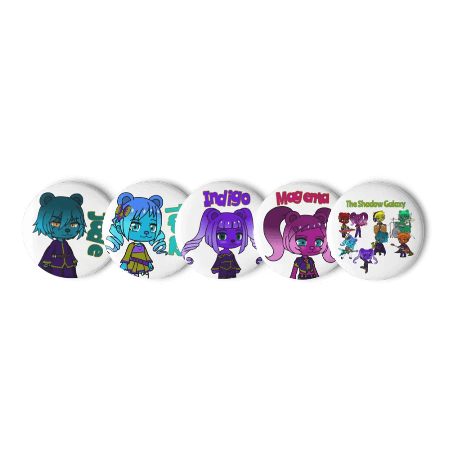 Shadow Bears #2 (The Shadow Galaxy) Set of Pin Buttons product image (1)