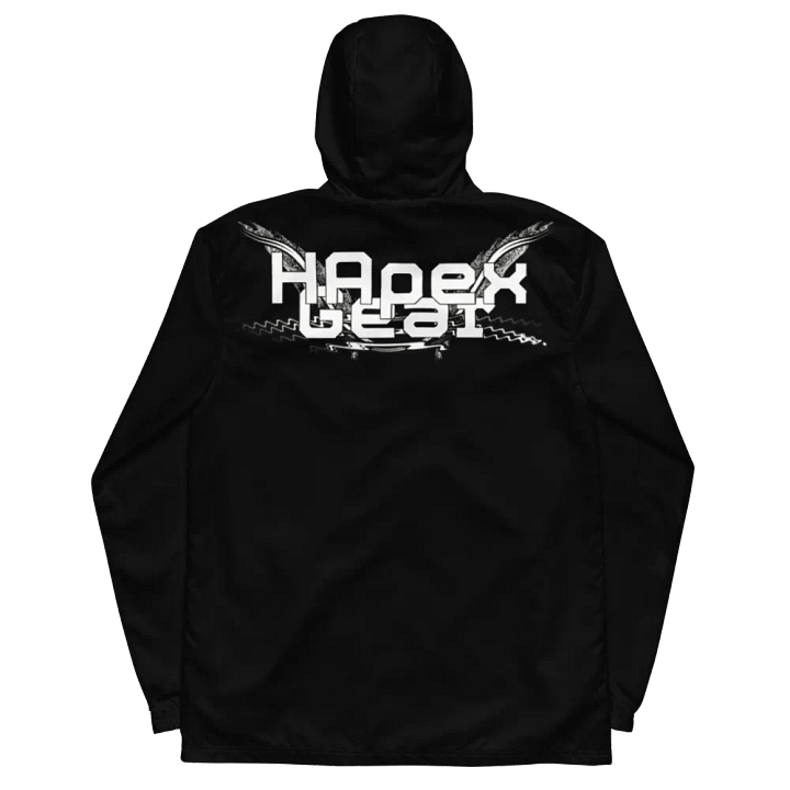 Windbreaker - Black - White HApex Gear White Logo product image (1)