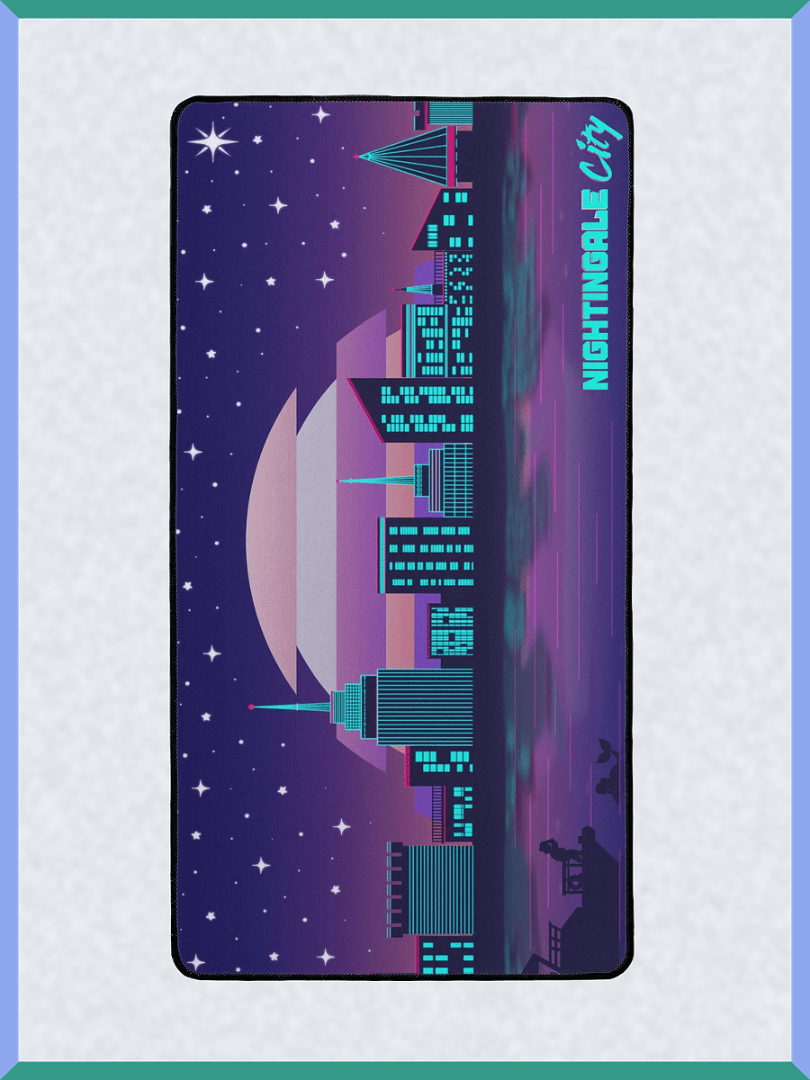 Nightingale City - 15.5" x 31.5" Desk Mat product image (3)