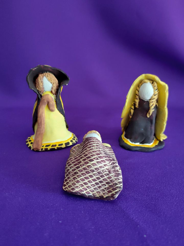 Set presépio Nobreza, feito à mão, presente da felicidade, decoração de natal product image (1)