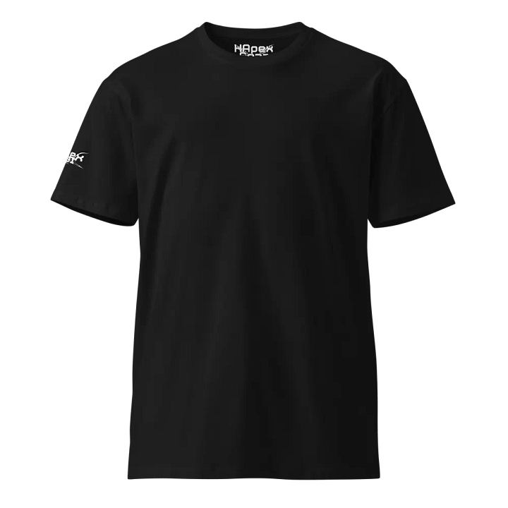 Unisex Premium T-Shirt - Print Embroidered - White HApex Gear White Logo product image (2)