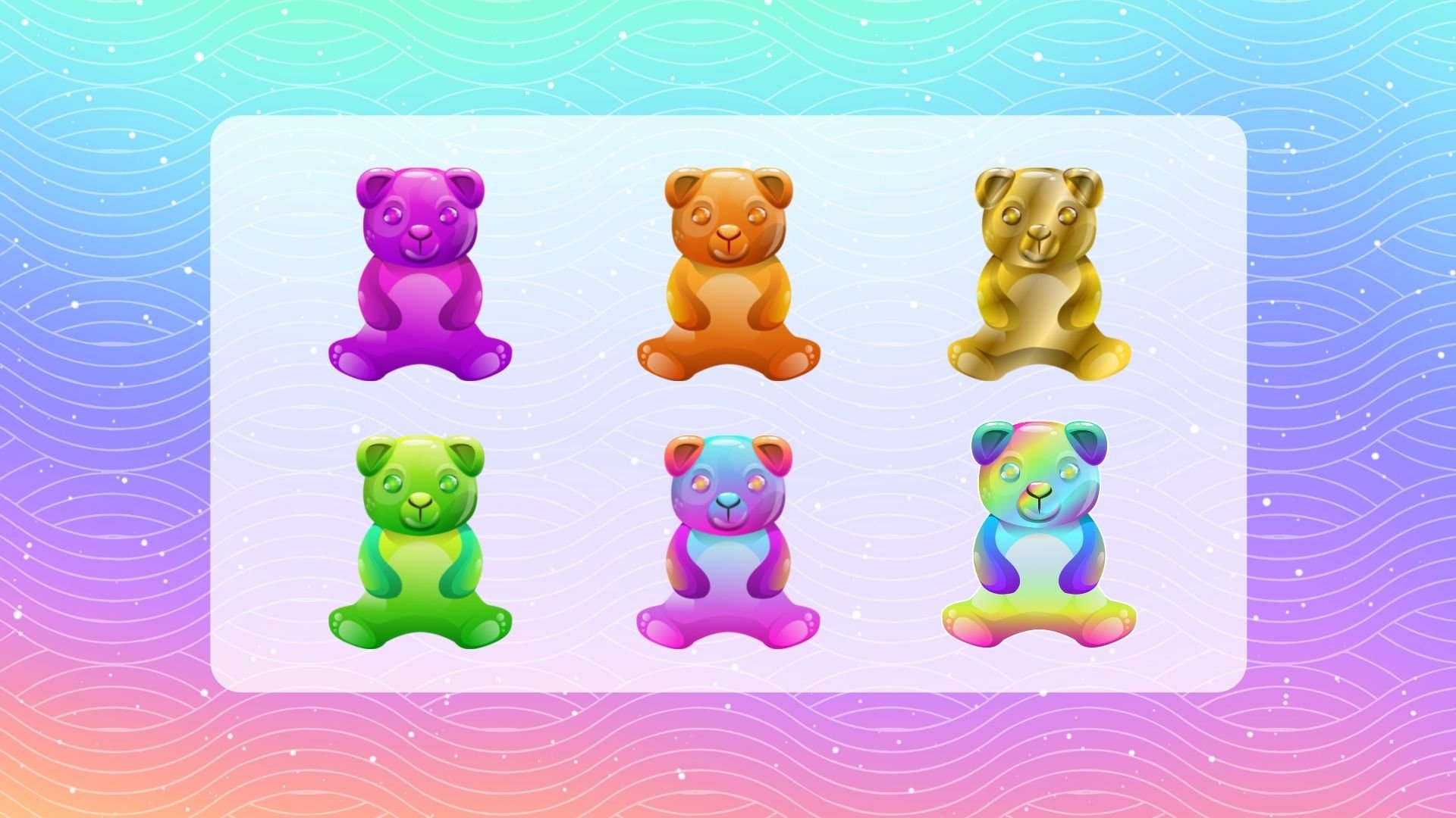 Gummy Bear Twitch Badges 6-Pack product image (2)