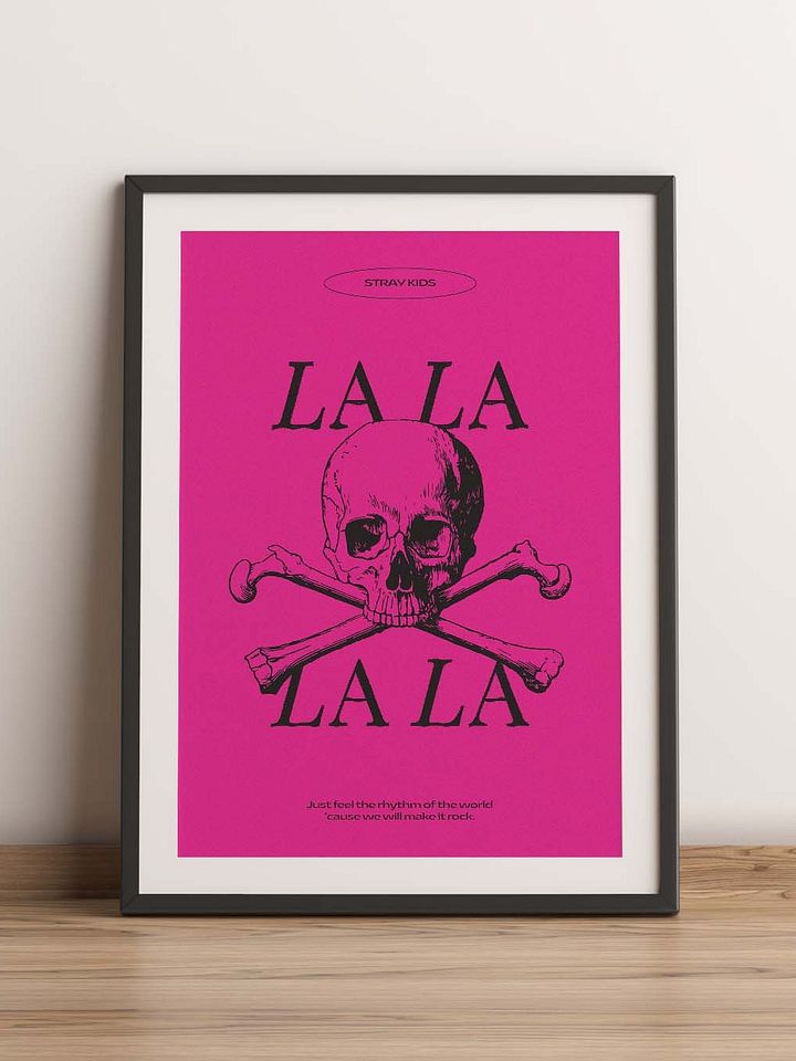 LA LA LA LA - Stray Kids KPOP Digital Printable Wall Art Poster (A1 SIZE) - Instant Download product image (1)
