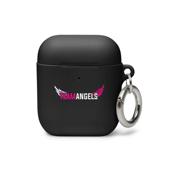 Pink & White Team Angels AirPods Case product image (2)