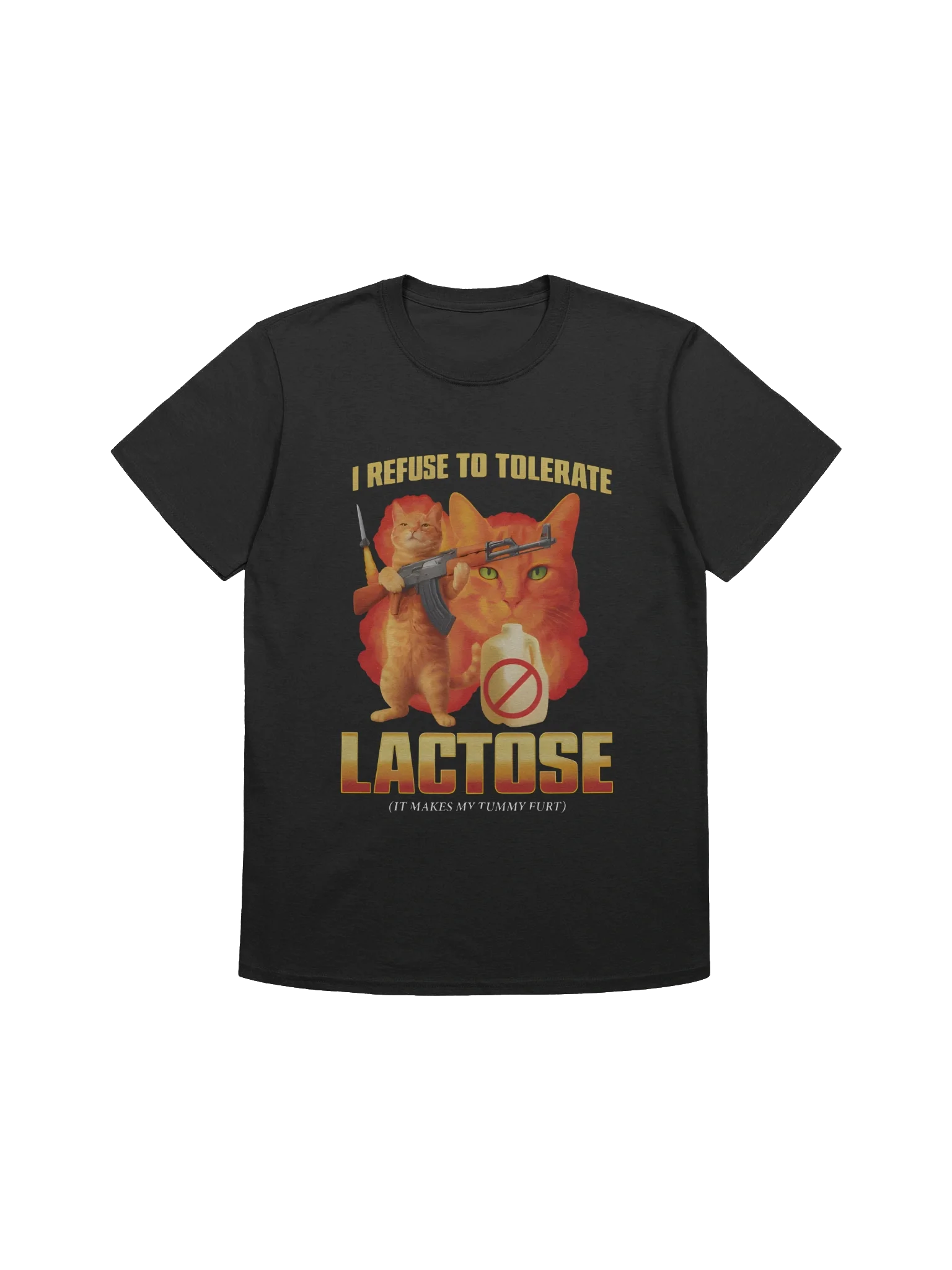 I Refuse To Tolerate Lactose, It Makes My Tummy Hurt T-Shirt product image (1)