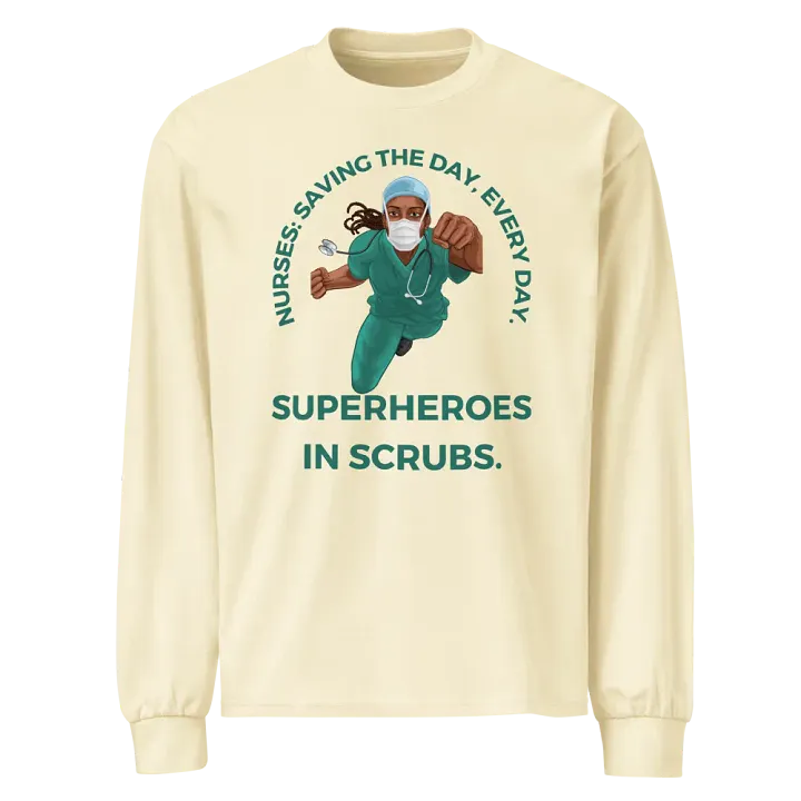 Superhero Nurse Long Sleeve Shirt product image (1)