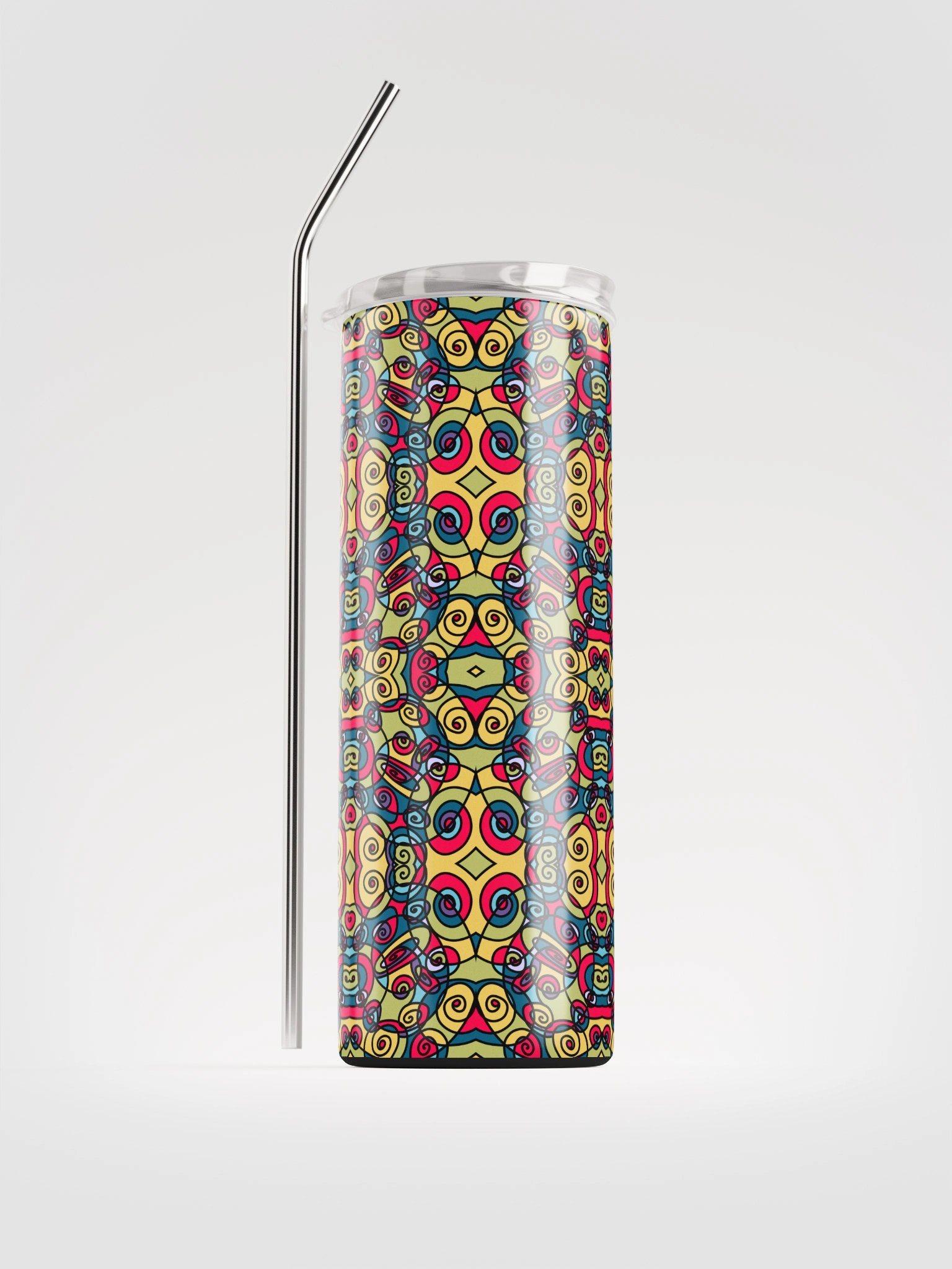 Modern Circus Town – Stainless Steel Tumbler product image (1)