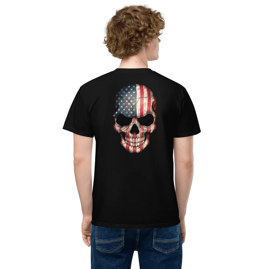 American JC Logo With Skull On the Back product image (2)