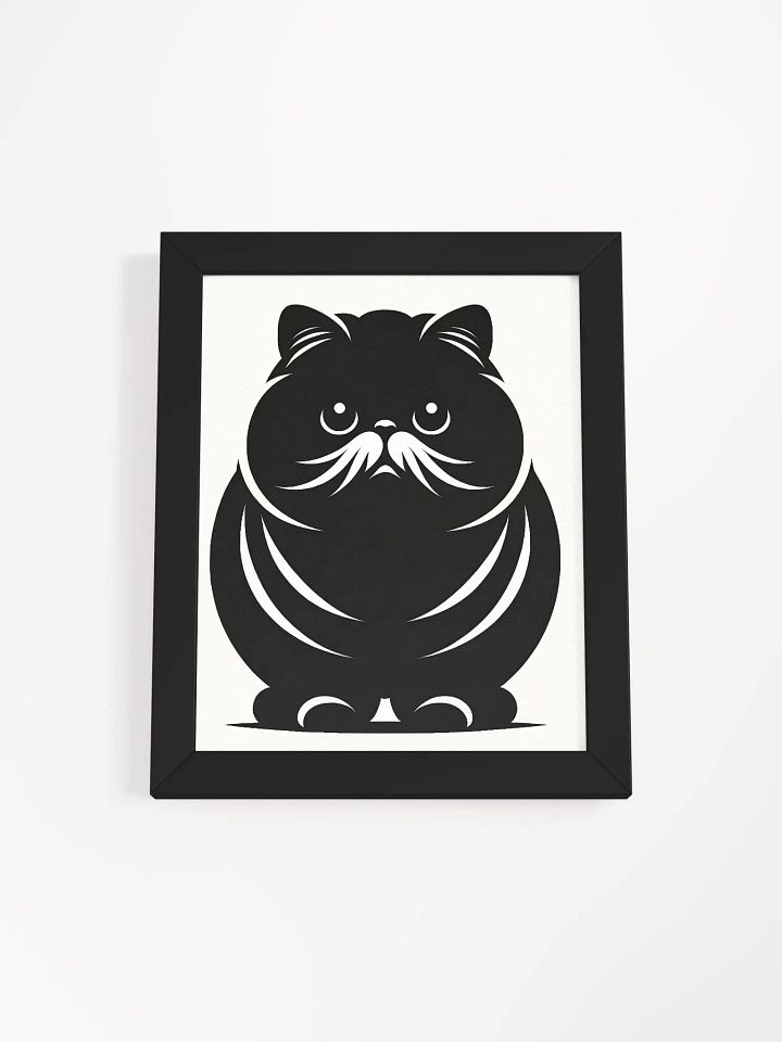 Framed High-Quality Matte Poster (in): Exotic Shorthair 2 product image (8)