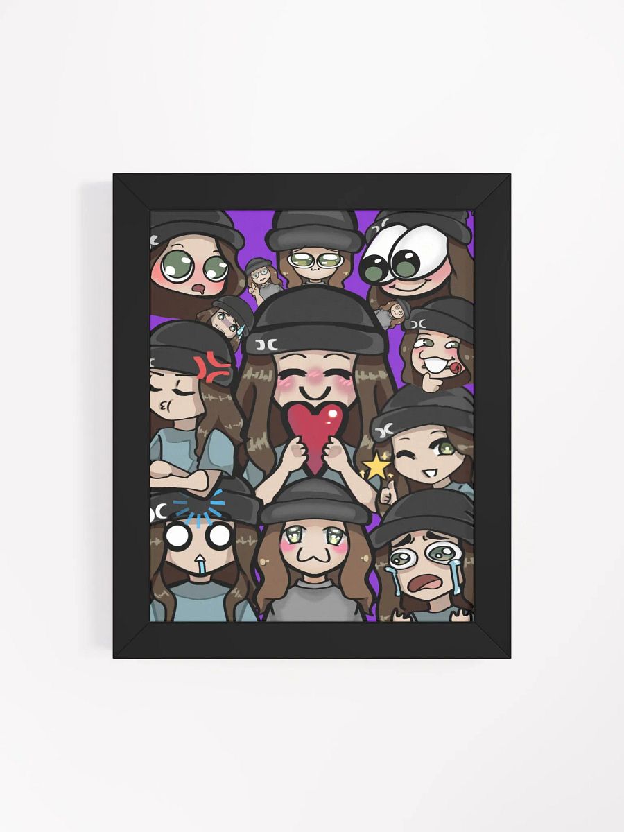 Framed Matte Wootmoji Poster product image (4)