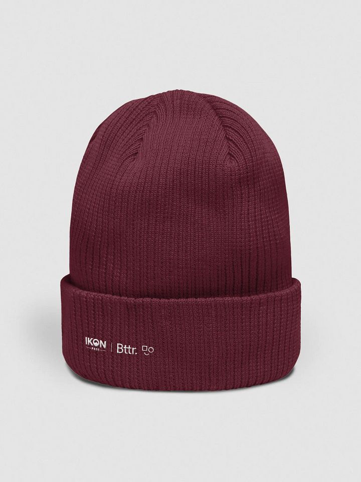 Ikon x Bttr Beanie Maroon product image (2)