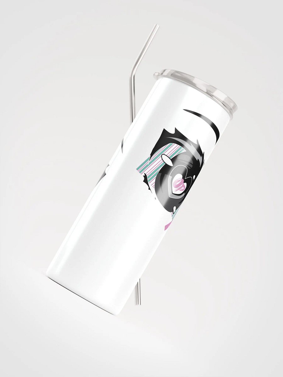 OptimusProcrastinus Eyes Tumbler (White/Pink) product image (4)