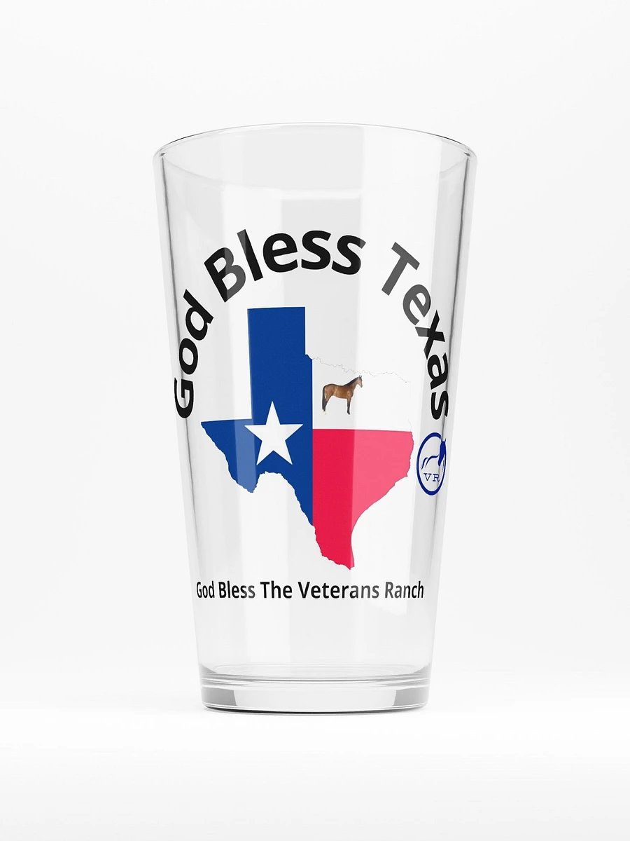God Bless Texas Pint Glass product image (1)