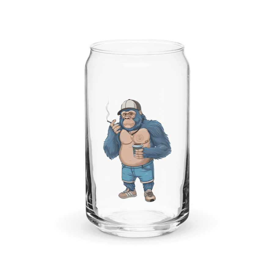 Blue Gorilla Can-Shaped Glass product image (1)