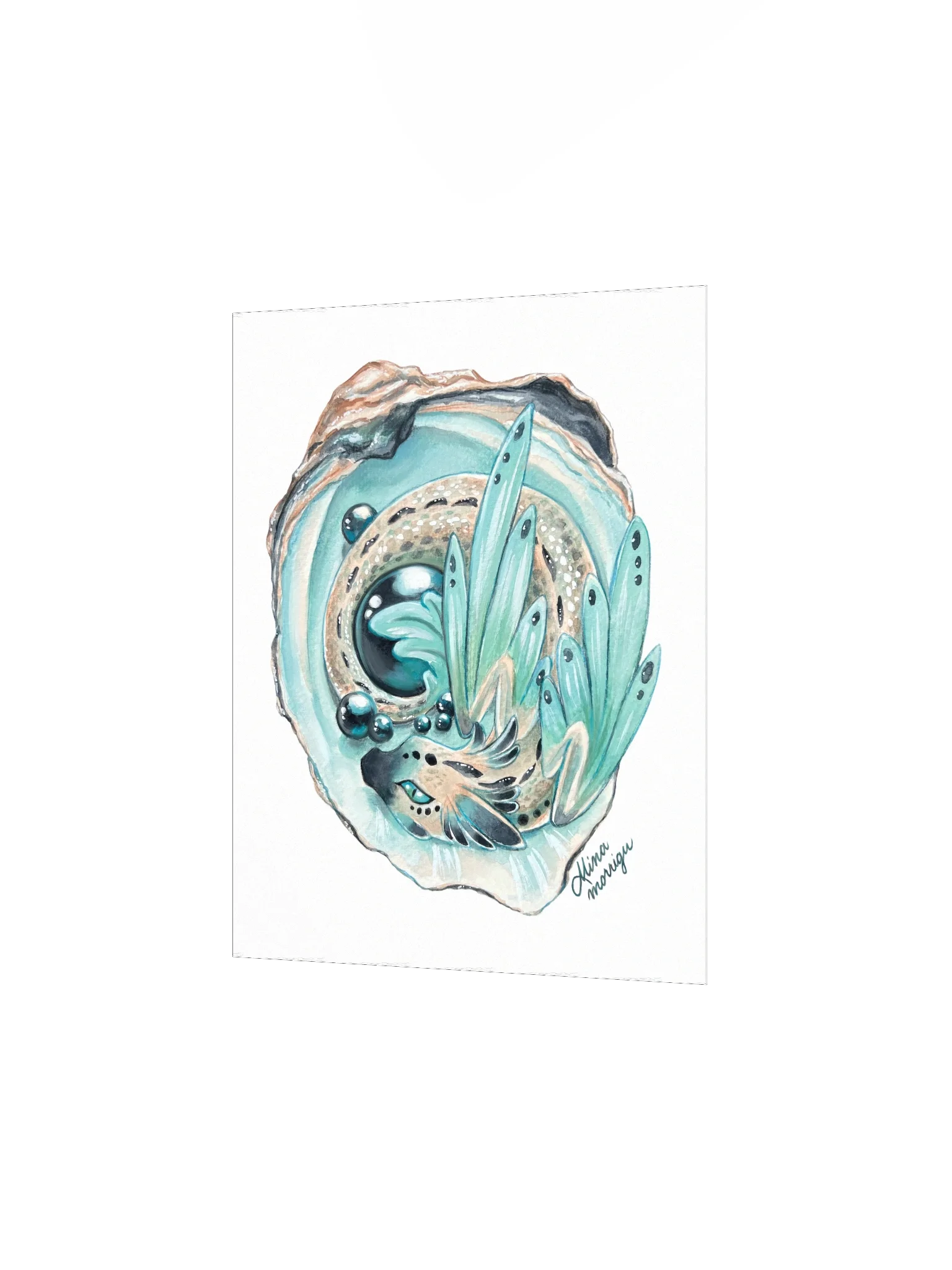 Seashell Dragon Print product image (3)