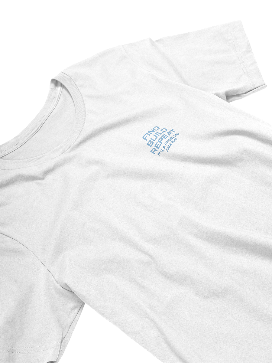 FIND BUILD REPEAT T-Shirt – Blueprint Glow Edition | IT’S A PROBLEM!® product image (3)