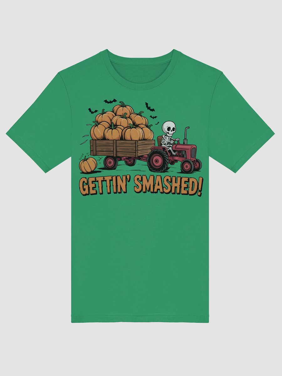 Smashing Skeleton Tractor T-Shirt product image (29)