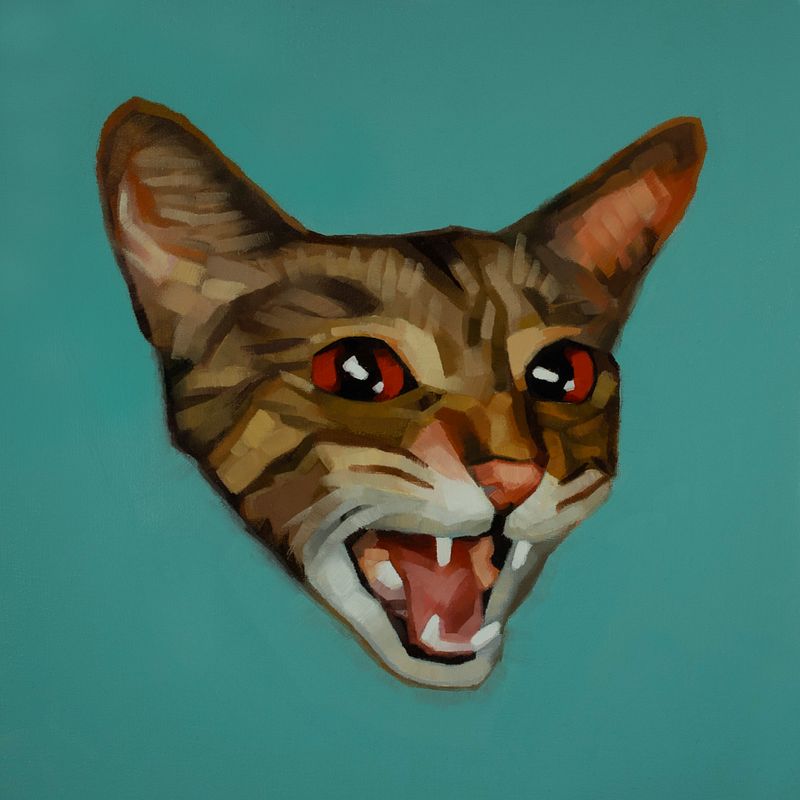 Meow! - Original Painting