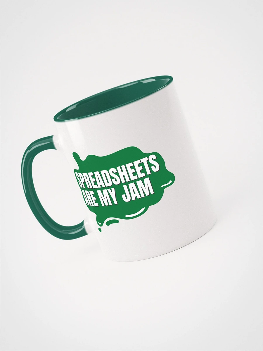 Spreadsheets are my Jam Coffee Mug (Opposite Hand) product image (1)