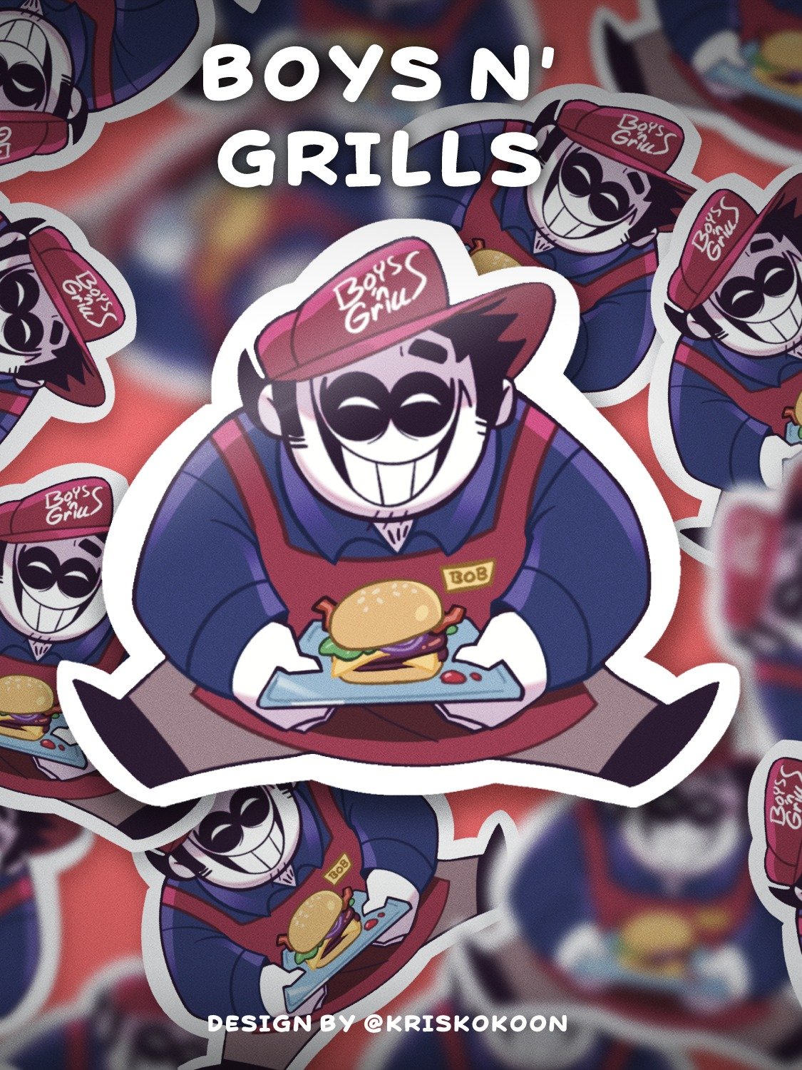 Bob Velseb Variants | Vinyl Sticker product image (4)