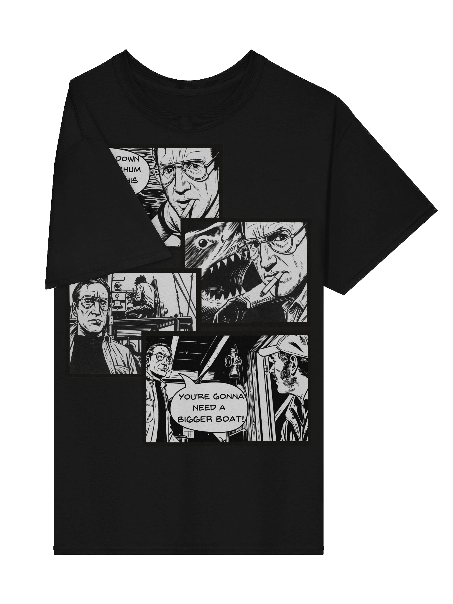 Jaws inspired You're Gonna Need A Bigger Boat Scene Tee product image (4)