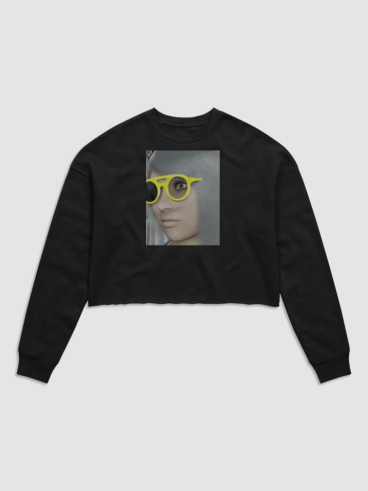 Cosmic Visionary Fleece Crop Sweatshirt product image (3)