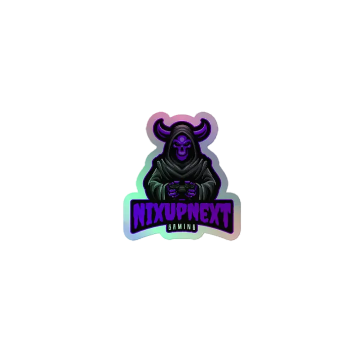NixUpNext Gaming Holographic Sticker product image (1)