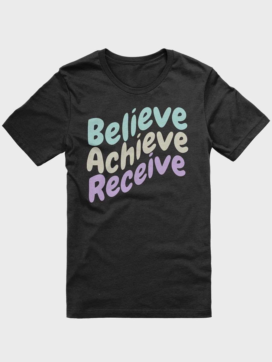 Believe Achieve Receive - Pastel Motivational T-Shirt product image (5)