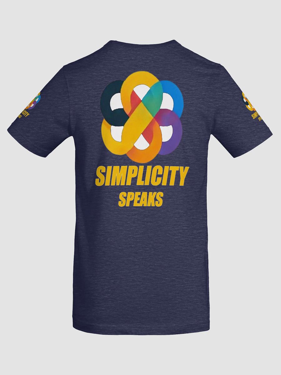 Simplicity Speaks Geometric T-Shirt product image (66)