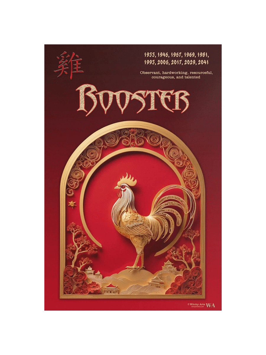 Chinese Zodiac Poster - ROOSTER product image (10)