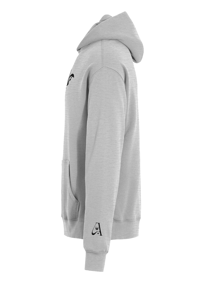 Black Embroidered Bat Unisex Oversized Hoodie product image (2)