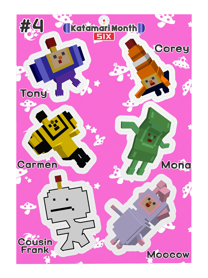 KDM6 OC Cousin Sticker Sheet #4 product image (2)