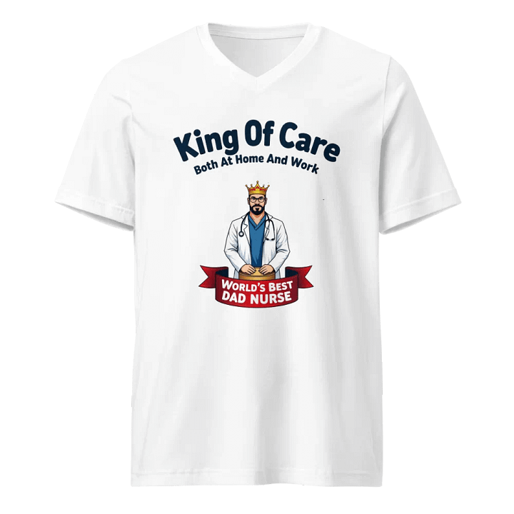 King Of Care V-Neck Tee product image (1)