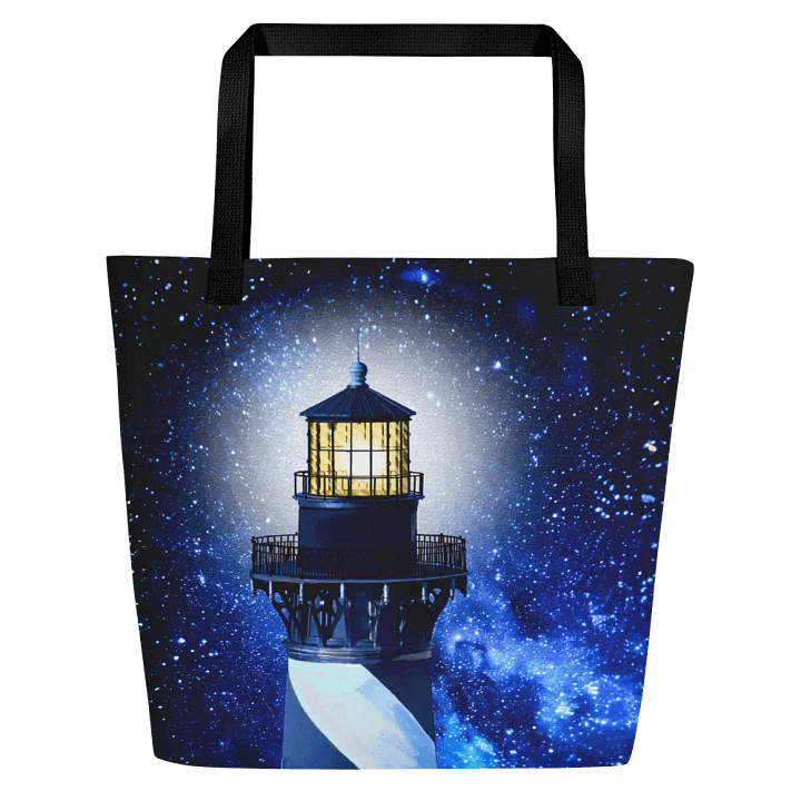 Cape Hatteras Lighthouse At Night - North Carolina Tote Bag product image (1)