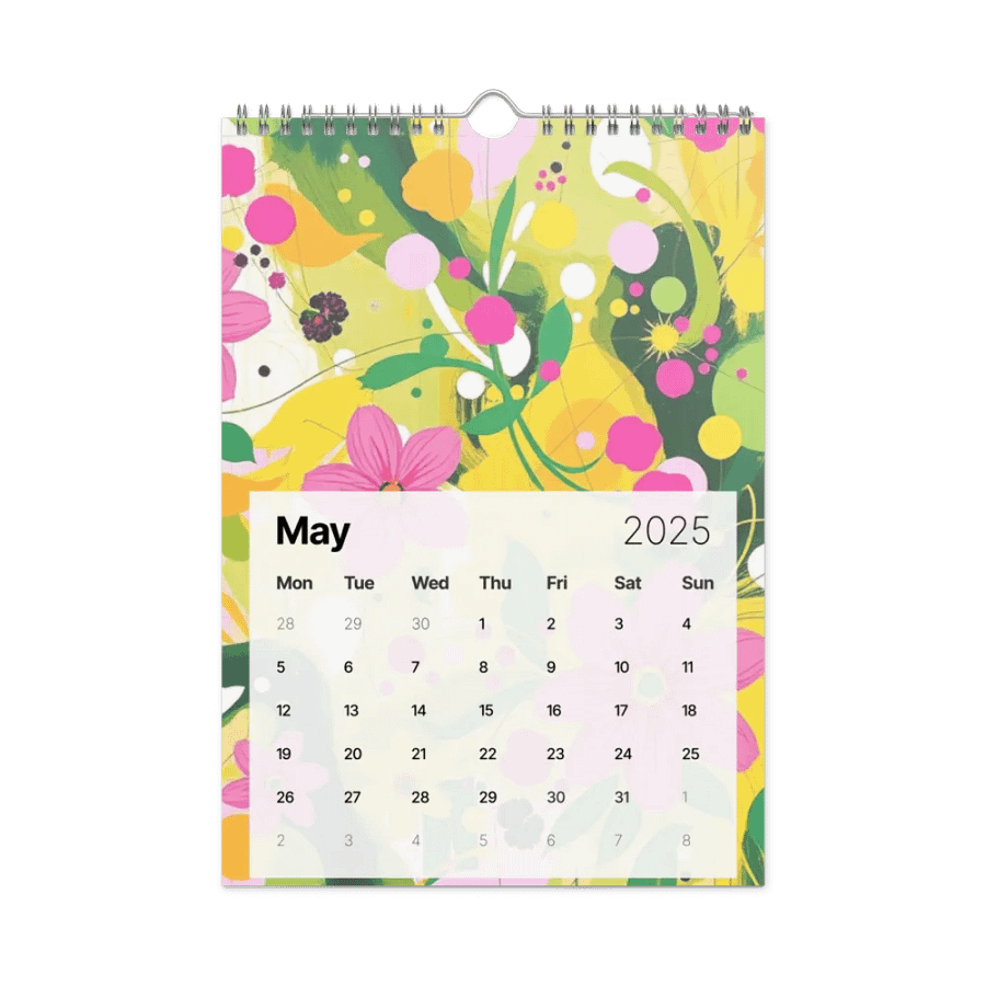 ART ABSTRACT WALL CALENDAR 2025 product image (10)
