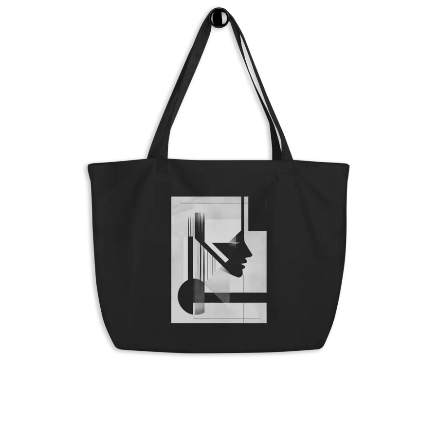 Abstract Persona 003 (Black) (Organic Cotton Tote) product image (4)