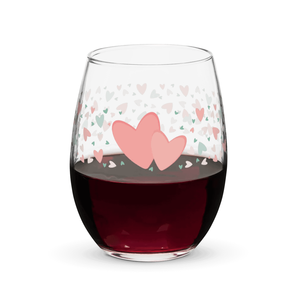 Scattered Hearts Wine Glass product image (5)